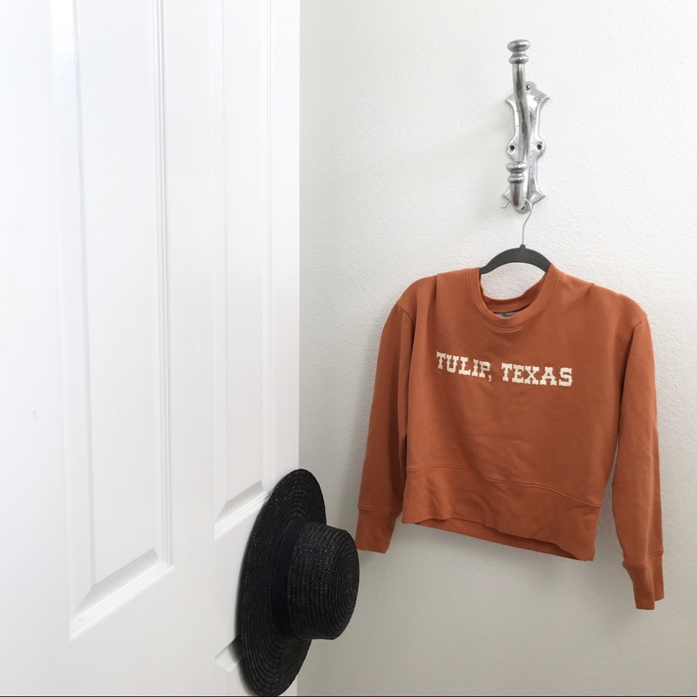 Madewell “Tulip Texas” Crew Neck Sweatshirt S